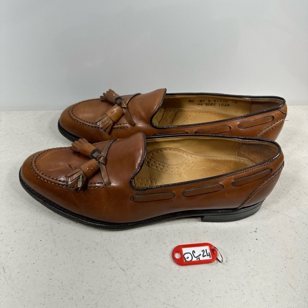 Johnson & Murphy Aristocrat All Leather 8,5 Slipon Made In The USA